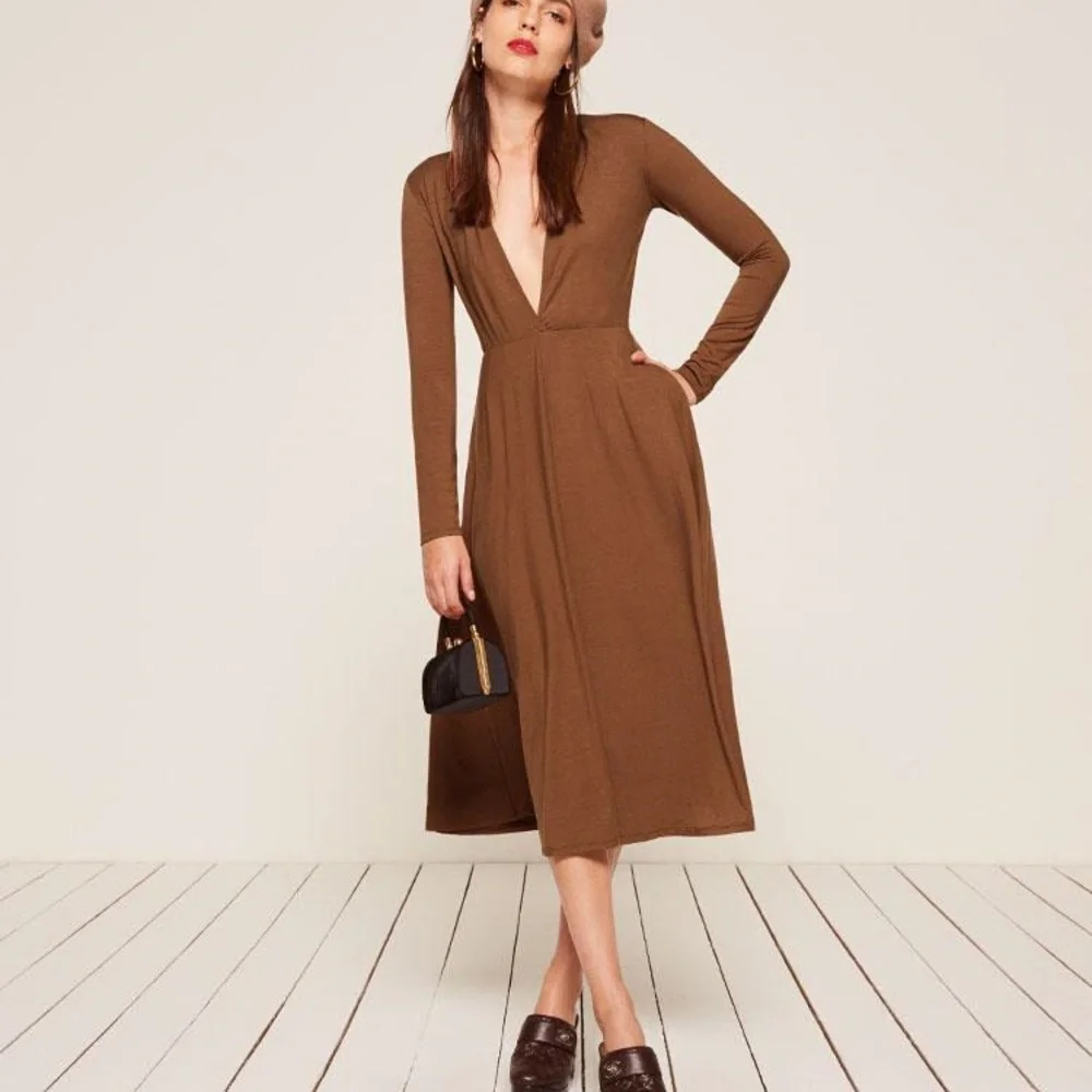 Reformation dress in Toffee NWT - Picture 2 of 6